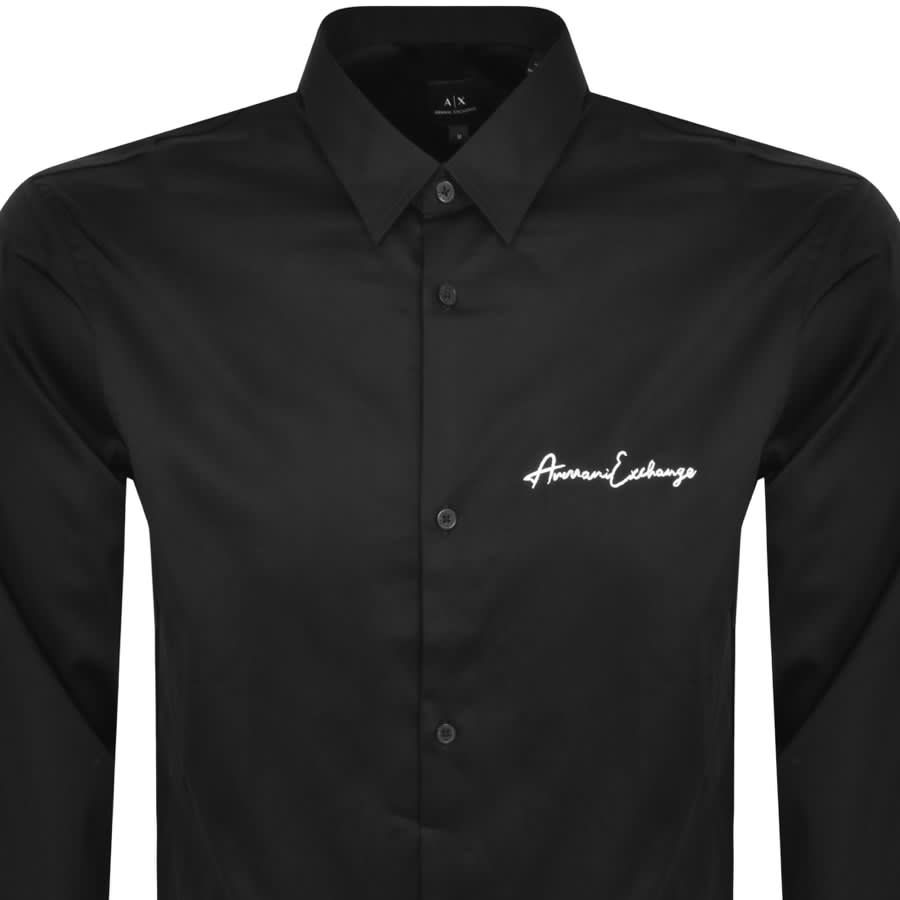 Armani Exchange Long Sleeve Shirt Black